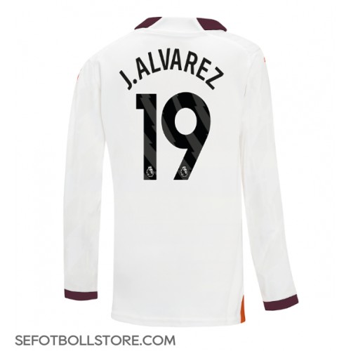 Manchester City Julian Alvarez #19 Replika Bortatröja 2023-24 Långärmad